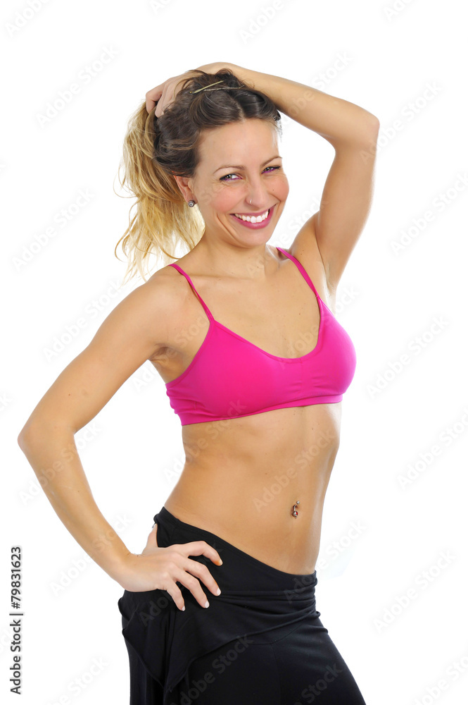 young sexy sport girl posing seductive in fitness concept young sexy sport girl posing seductive in fitness concept