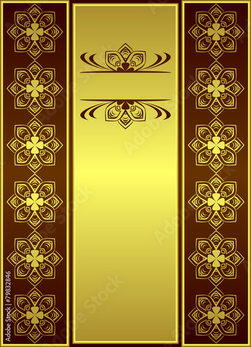 Vintage gold background.