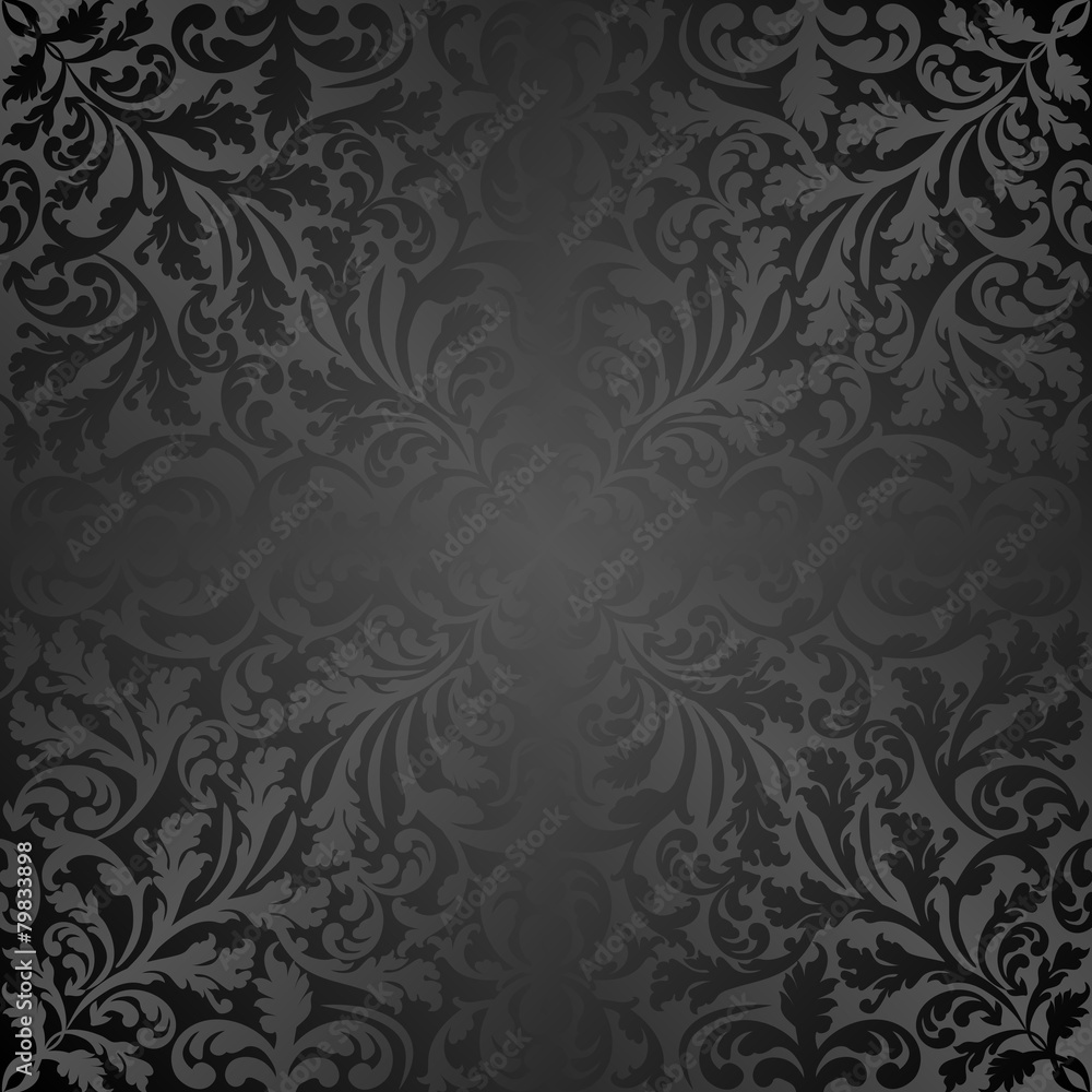 black background with ornaments black background with ornaments