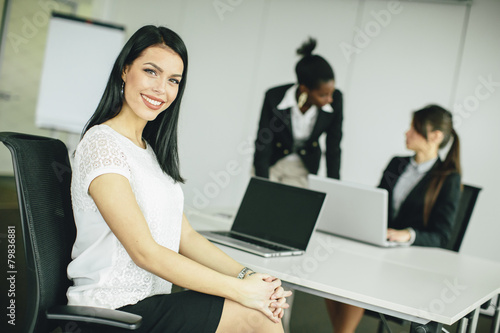 Young women in the office