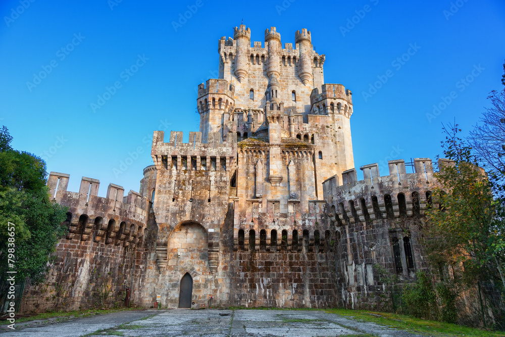 Butron Castle in the Basque Country, Spain