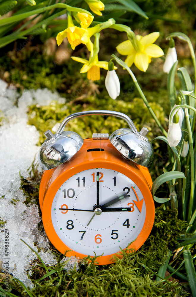 Fototapeta premium Zeitumstellung – Sommerzeit