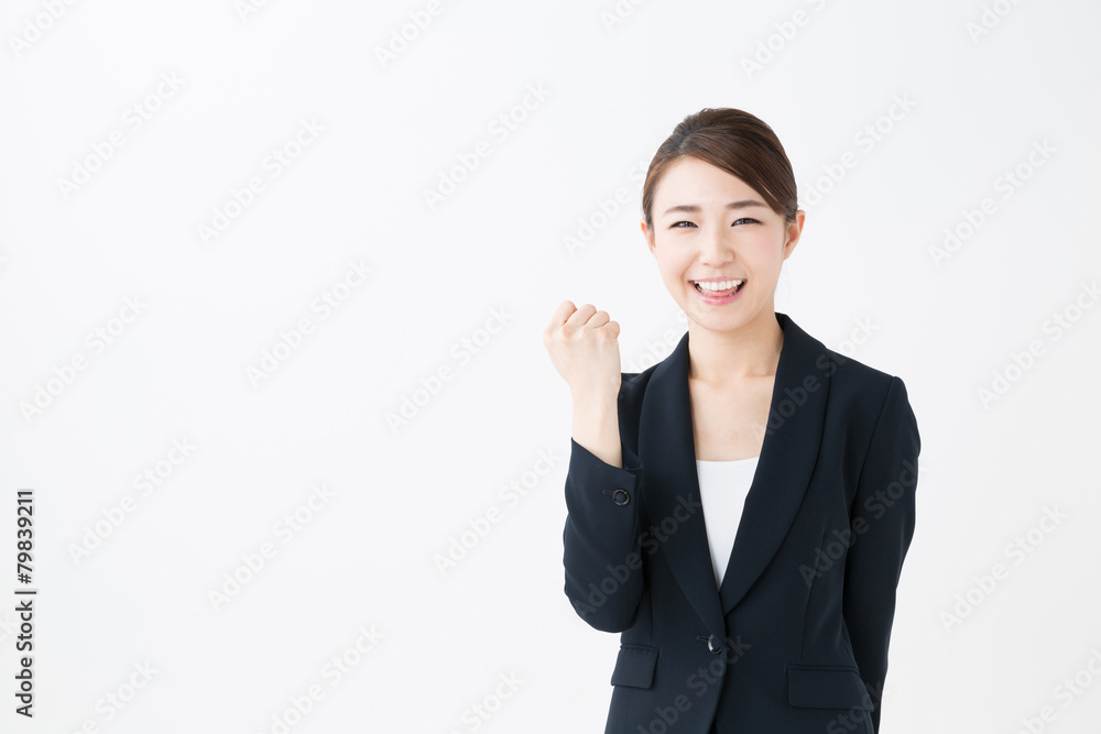 asian businesswoman on white background asian businesswoman on white background