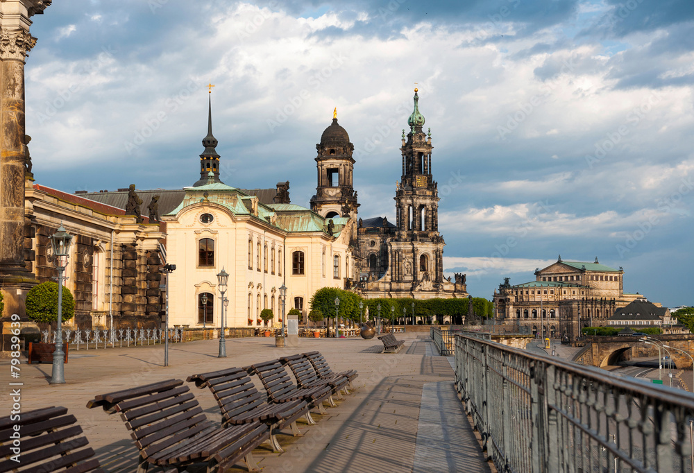 Bruhl Terrase in Dresden