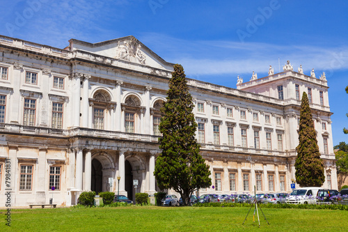 The Ajuda National Palace of Lisbon, Portugal.