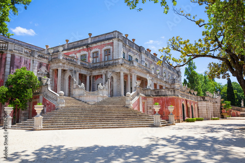 The Robillon wing of Queluz National Palace, Portugal photo