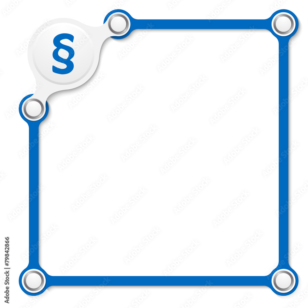 vector blue box for your text and paragraph vector blue box for your text and paragraph
