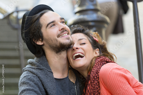 Photography Couple visiting paris