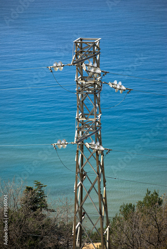 Electricity pylon photo