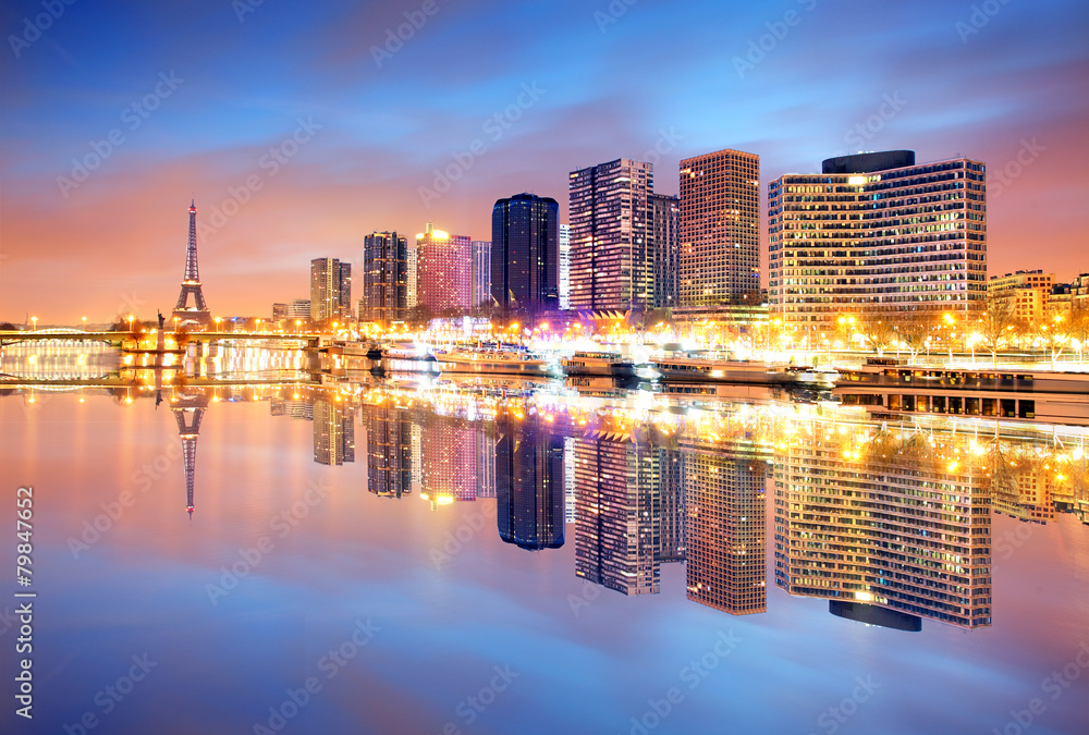 Obraz premium Paris with Eiffel Tower