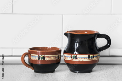 Cup and jug