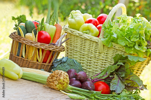 Healthy food - organic vegetables