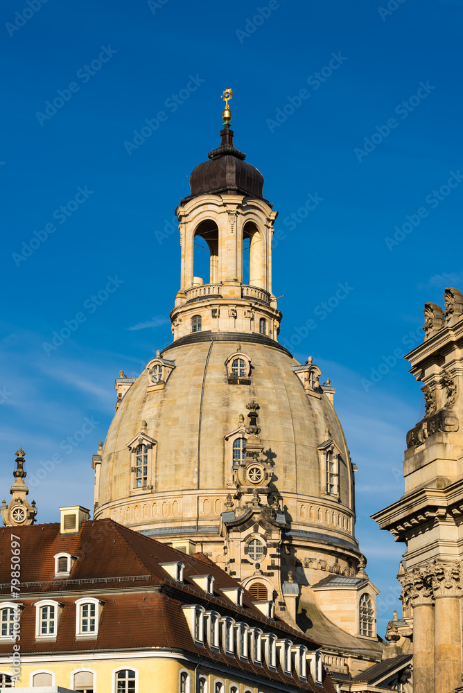 Fototapeta premium Dresden, closeup on Frauenkirche