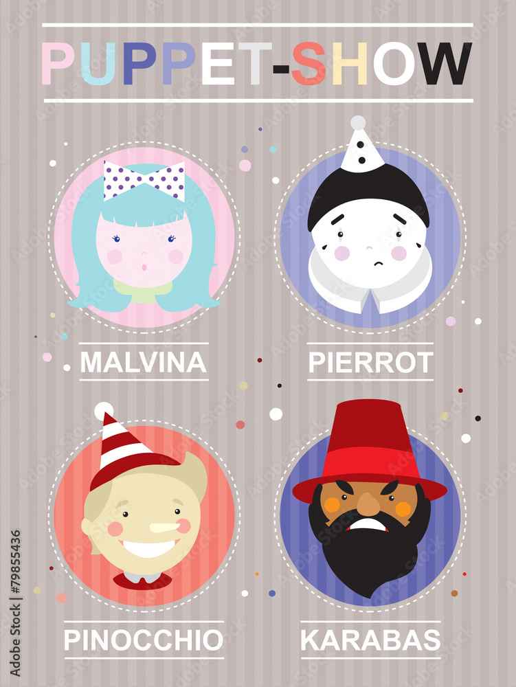 Puppet show poster Puppet show poster