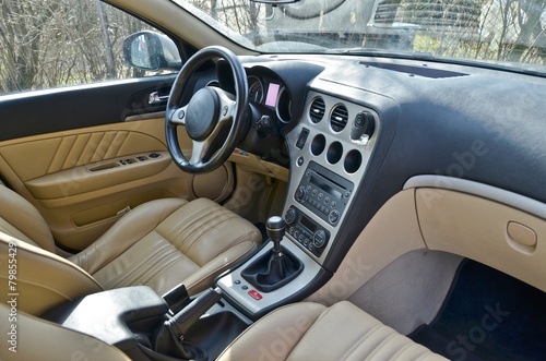 Φωτογραφία Luxury car interior