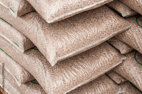 Fotografie Pellets- biomass