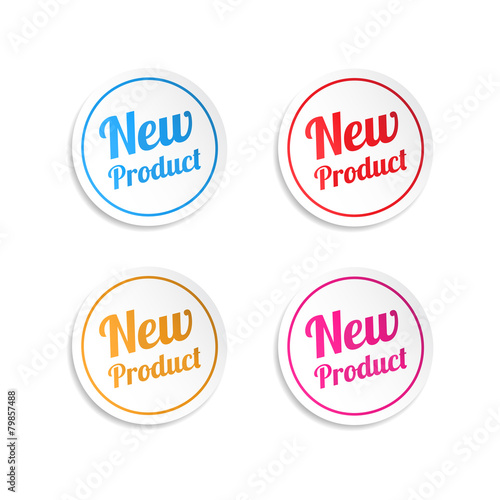 New Product Stickers