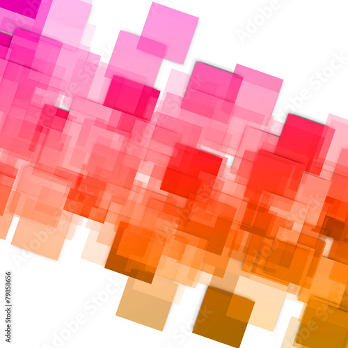 Vector Illustration of an Abstract Square Background