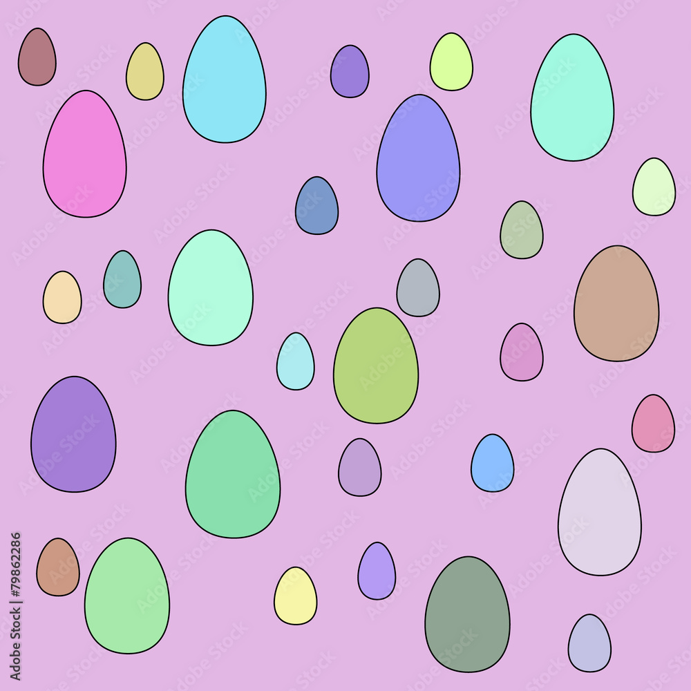 colored Easter eggs colored Easter eggs