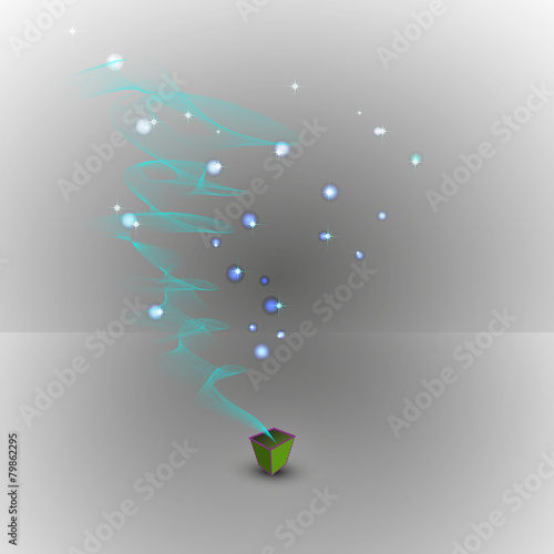 blue smoke