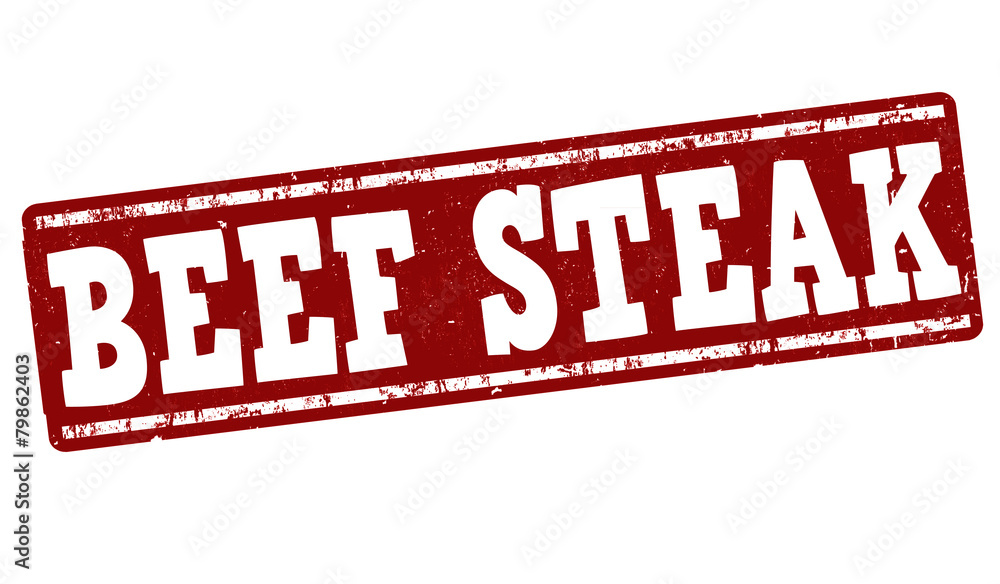 Beef steak stamp