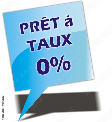 bouton prêt à taux 0%