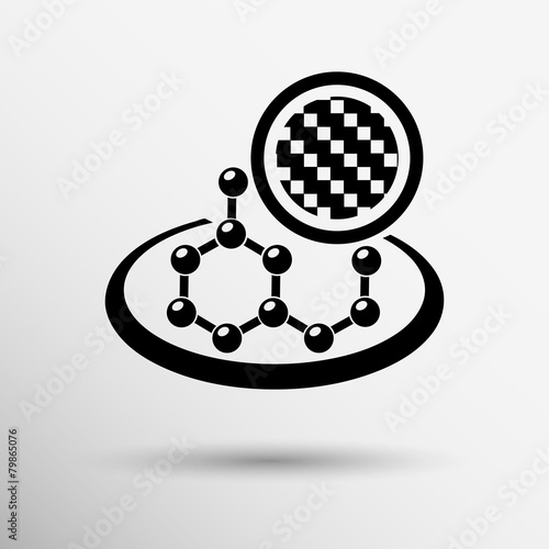 carbon organic element molecule science background