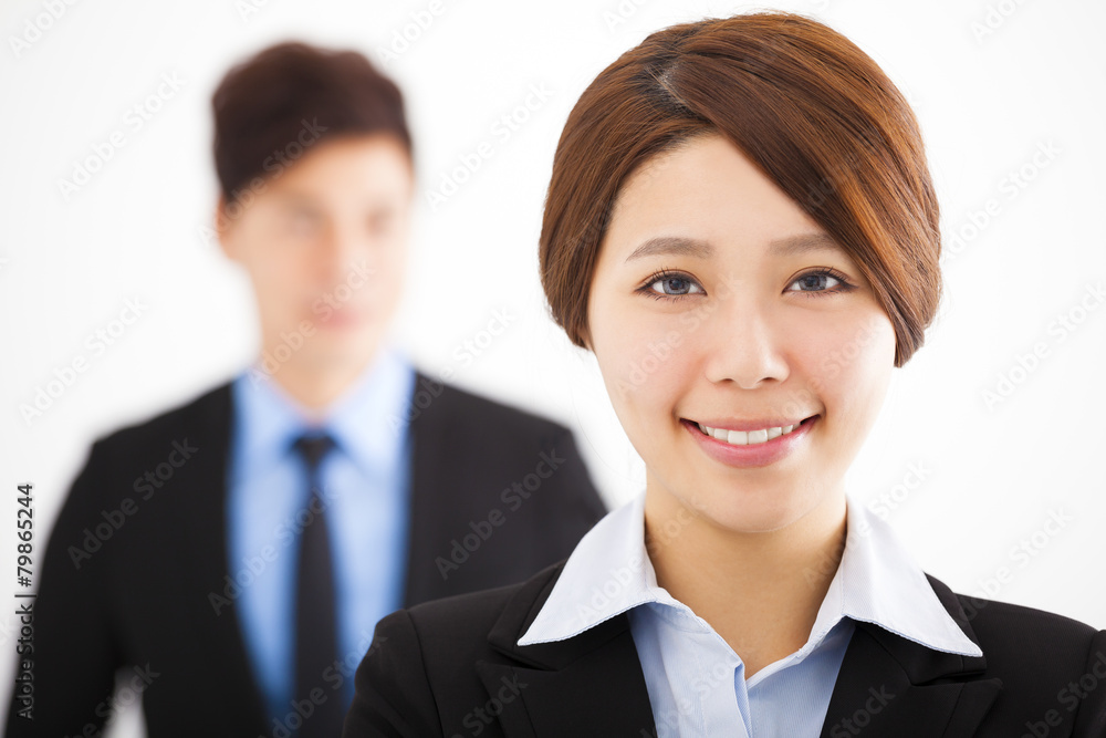 young beautiful businesswoman with colleagues young beautiful businesswoman with colleagues