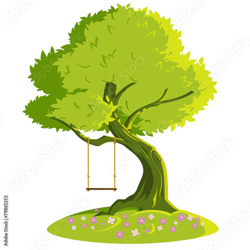 swing on a tree