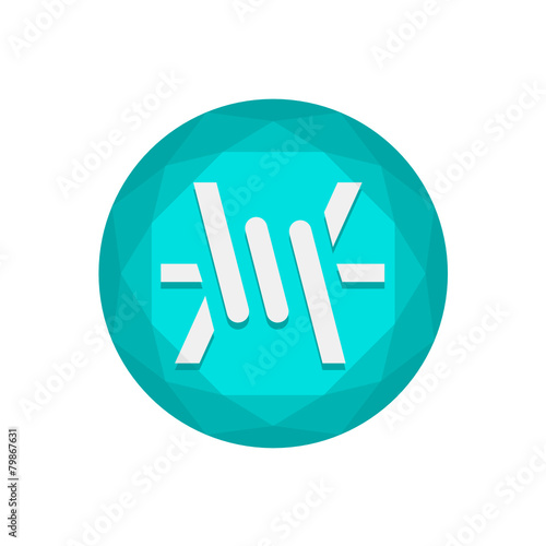 Vector Diamond Button