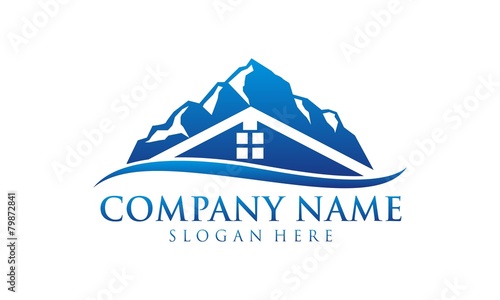 real estate logo icon vector