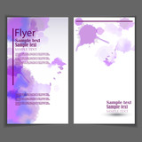 Flyer template. Business brochure for design
