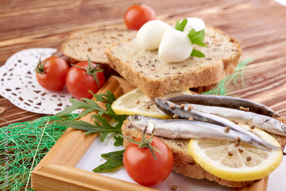 sardines on slice bread sardines on slice bread
