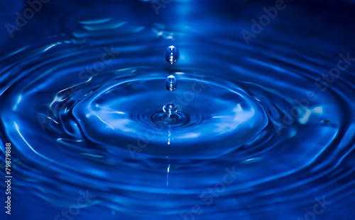 frozen image of water droplet