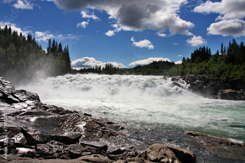 mighty rapids in Norway