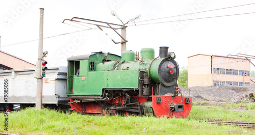 steam freight train, Kolubara, Serbia