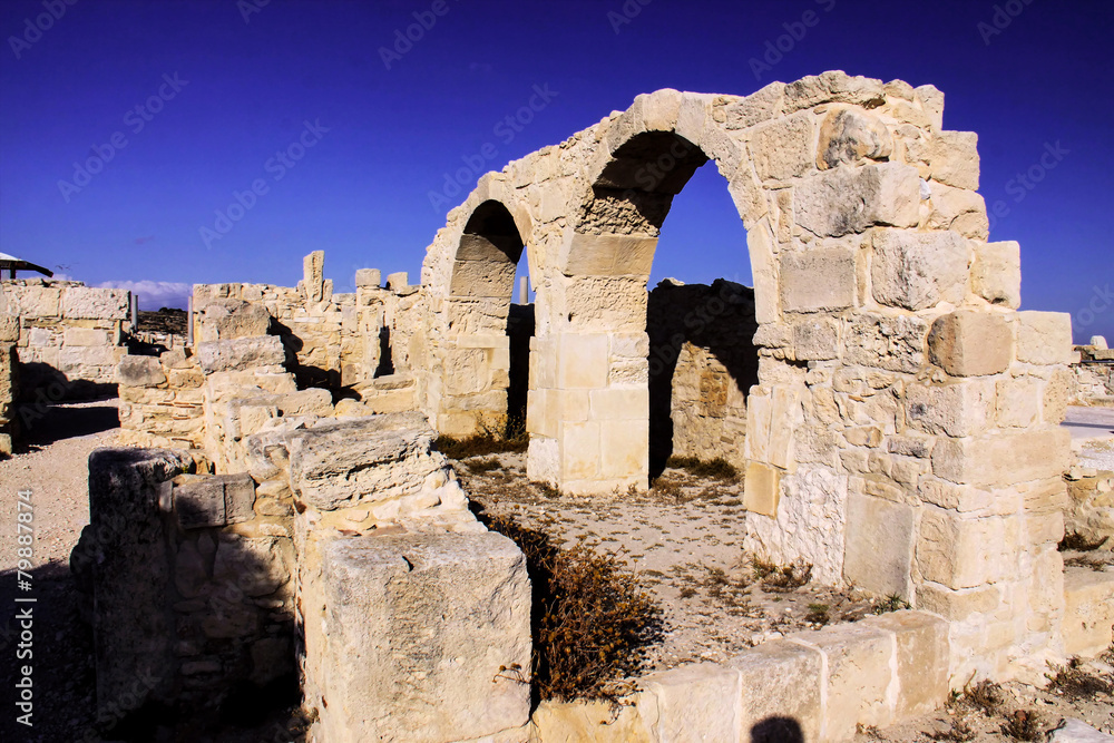 ruins of Kurion near Limassol, Cyprus