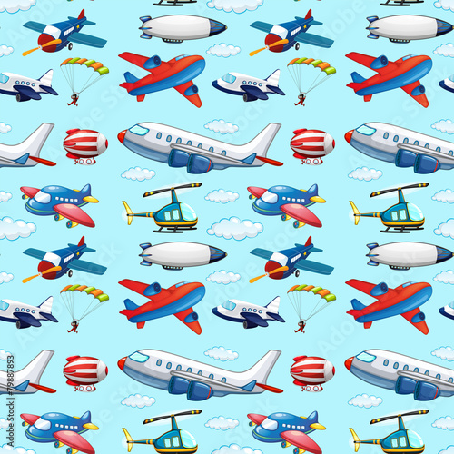 Seamless aircrafts