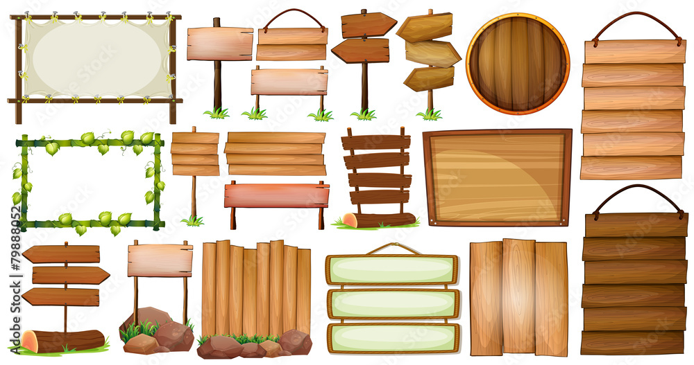 Naklejka premium Signs