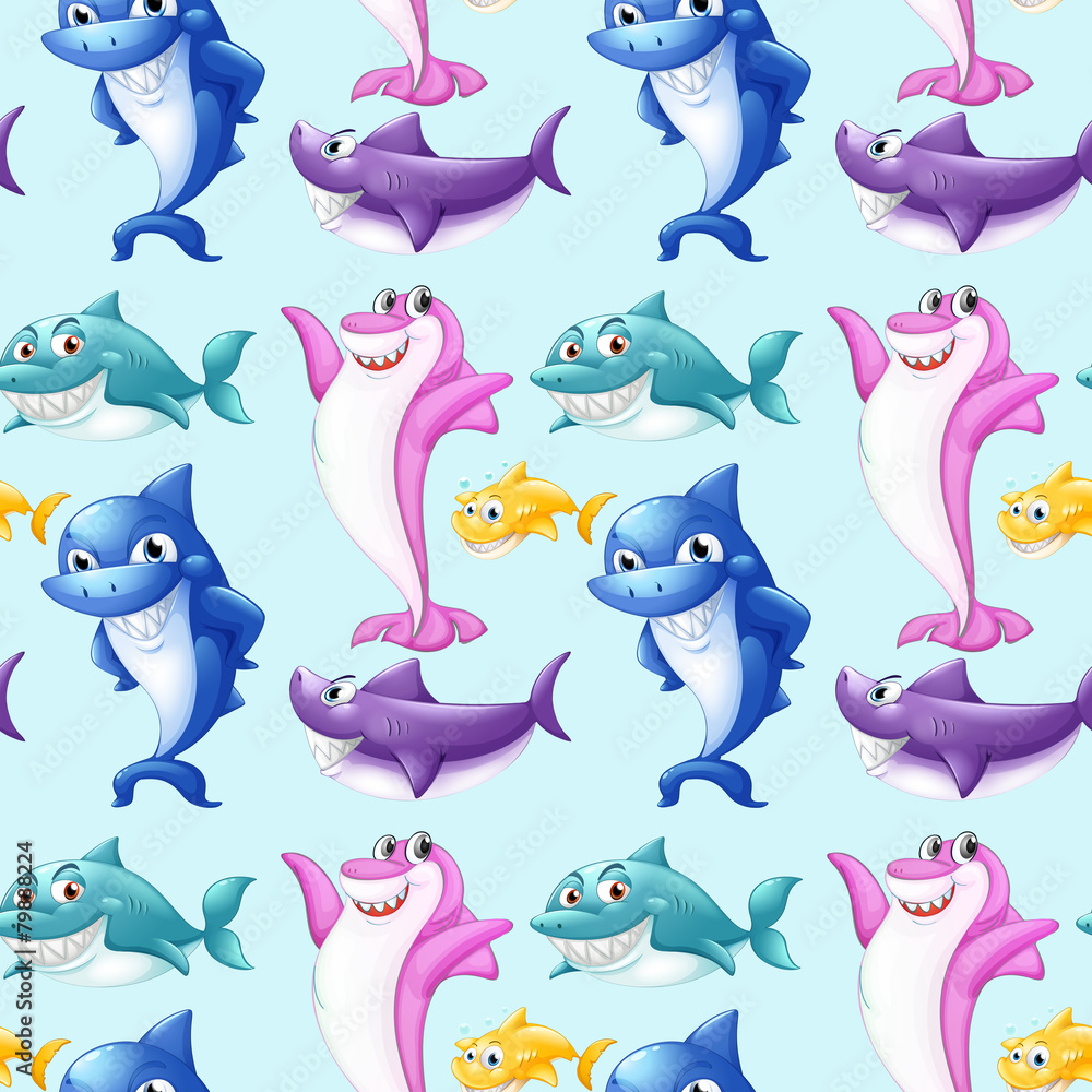 Seamless shark Seamless shark