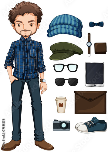 Hipster man