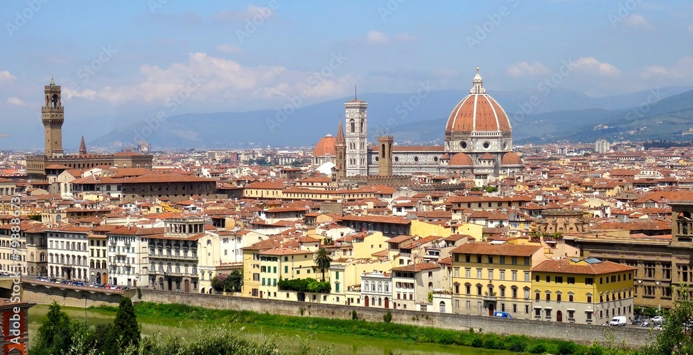 Florence, vue sur les toits - Italie