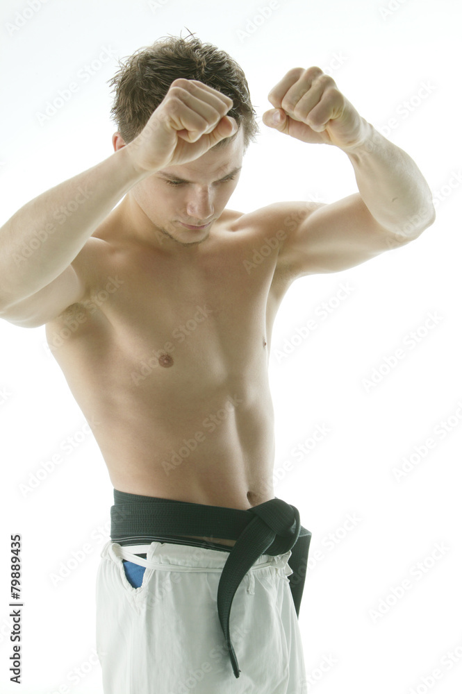 Fototapeta premium young karate men