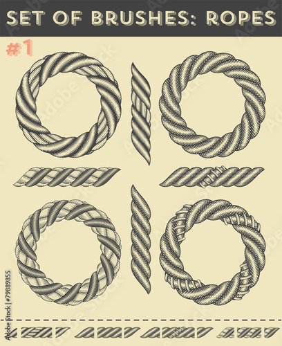 Set of brushes #1: Ropes