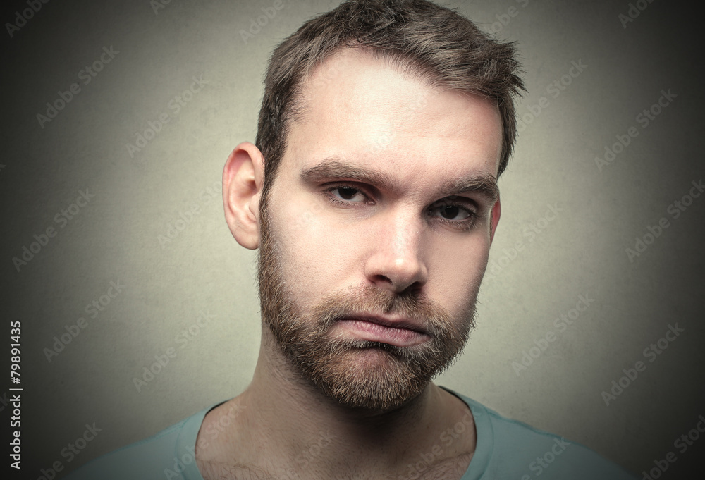 Fototapeta premium Bored man