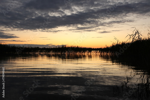 Wallpaper Mural Sunset on the lake Torontodigital.ca