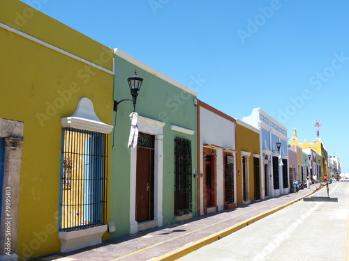 A street in Campeche, Mexico