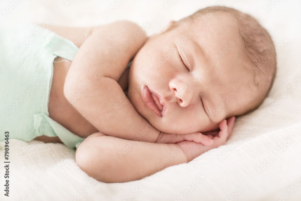 Newborn Baby schlafend