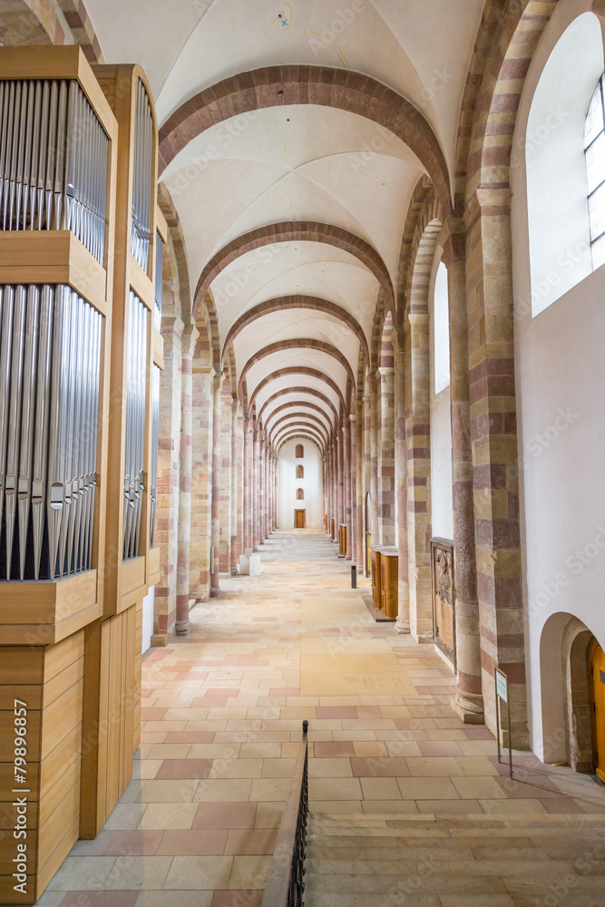 Fototapeta premium Speyer Cathedral Interior