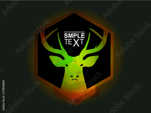 Mystic green deer